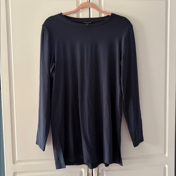 Eileen Fisher Tops - Eileen Fisher Navy Long Sleeve Top